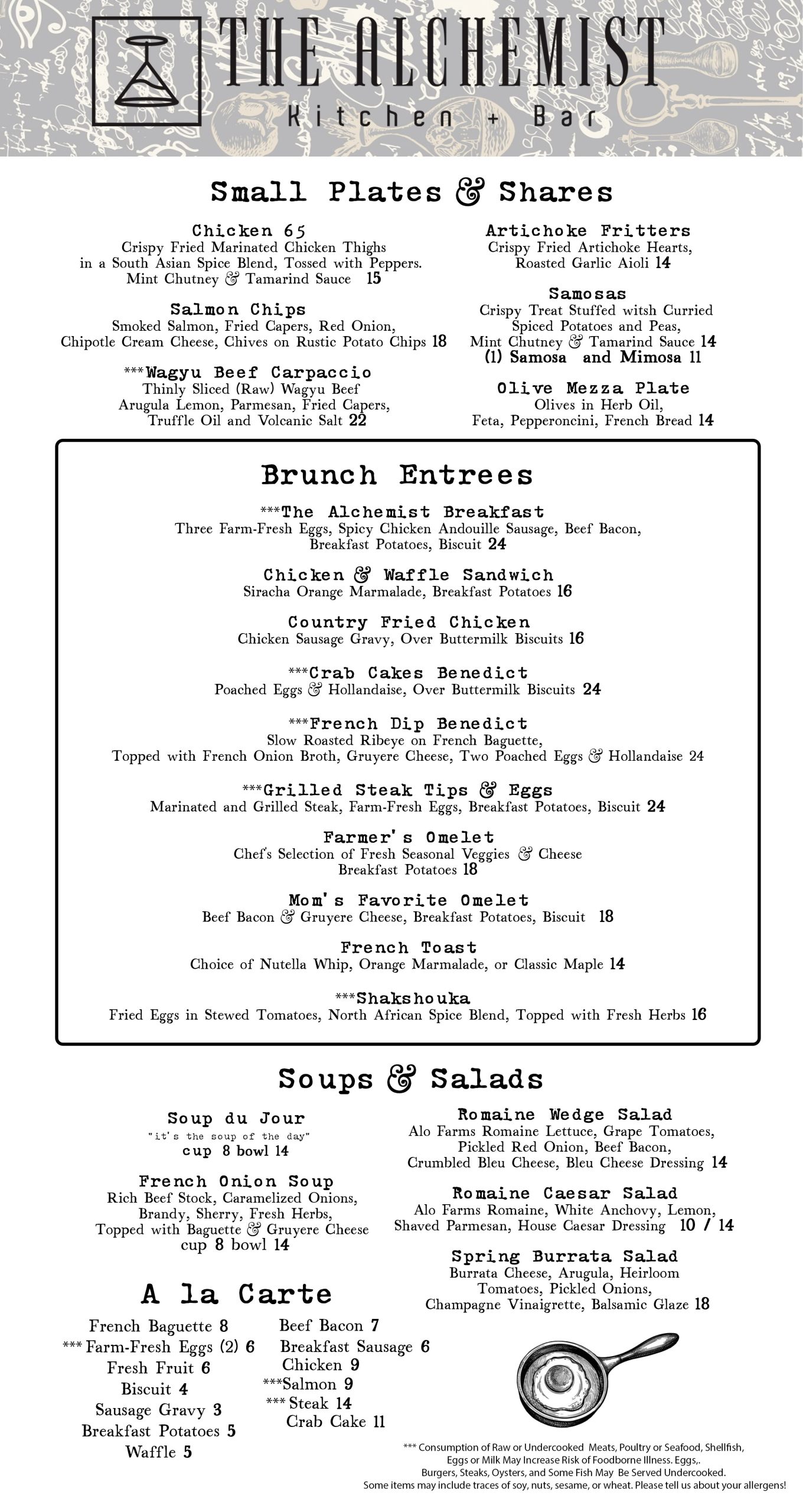 Brunch Menu